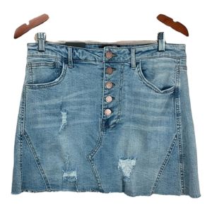 Black Label C'est Toi Denim Mini-Skirt Size L